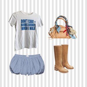 Women's Cheeky Graphic Tee Women's L